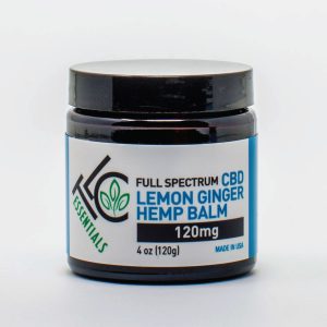 the leaf collaborative 120mg full spectrum CBD lemon ginger hemp balm