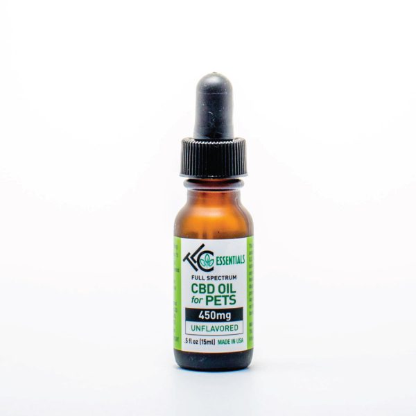 the leaf collaborative 450mg full spectrum CBD oil tincture for pets