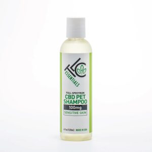 the leaf collaborative 100mg unscented cbd pet shampoo