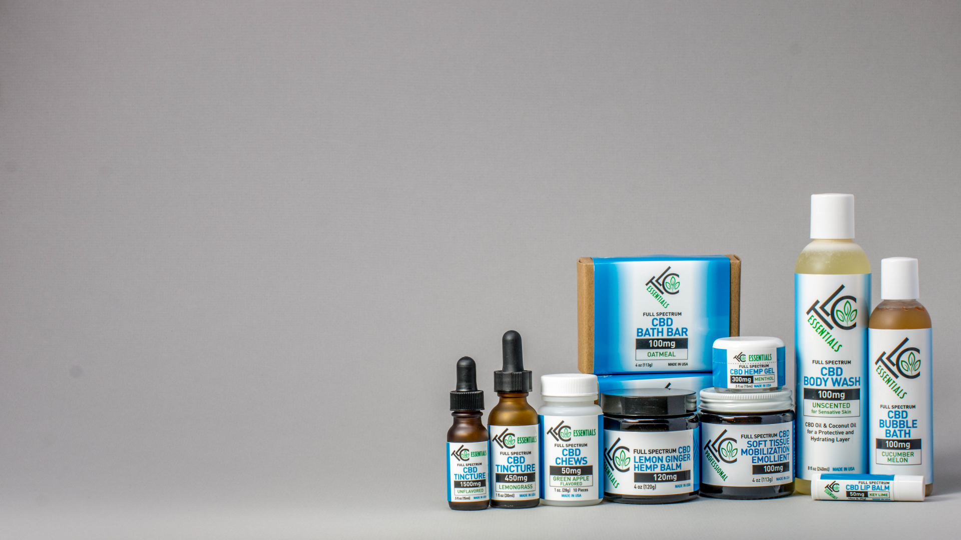 The Leaf Collaborative assorted CBD products in health and beauty